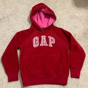 Gap, red hoodie, size S (6-7) for kids